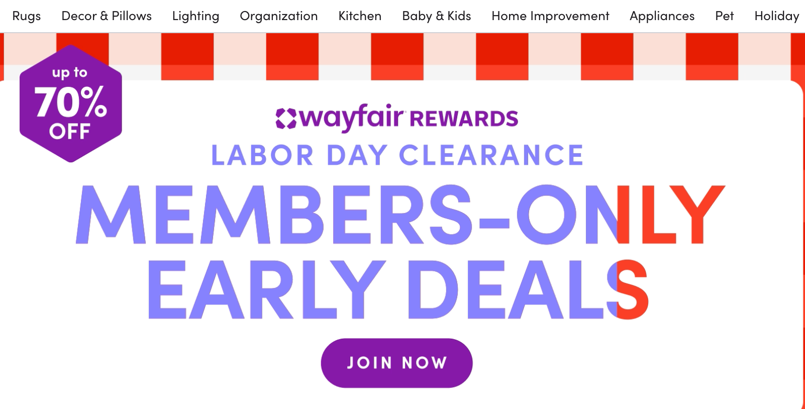 Wayfair 截图